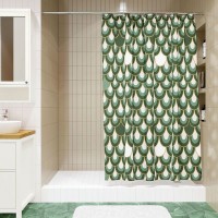 Шторка для ванной комнаты Lemer Novus 180x200 см полиэстер цвет разноцветный