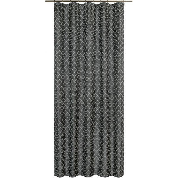 Штора на ленте «Мозаика», 160x280 см, геометрия, цвет чёрный