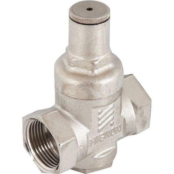 Редуктор давления Valtec поршневой 3/4 "34;, никелированная латунь VT.087.N.0545