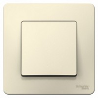 Выключатель встраиваемый Schneider Electric Blanca 1 клавиша, 6А, цвет молочный