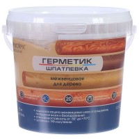 Герметик-шпатлевка для дерева шовный межвенцовый Eurotex Exclusive цвет тик 1.3 кг