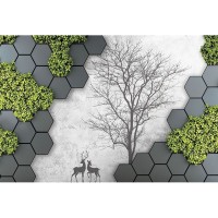 Фотообои Олени в ущелье флизелиновые, 400x270 см, L13-191