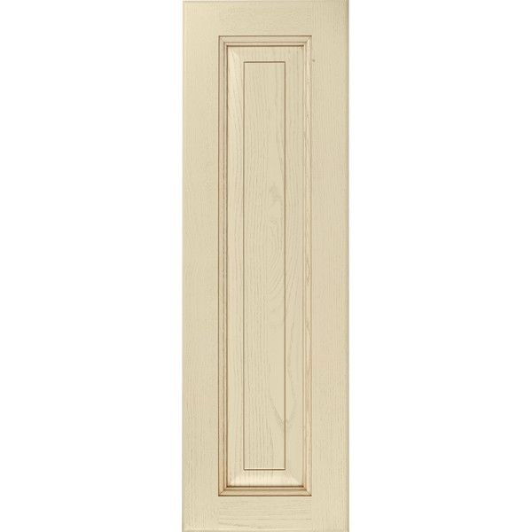 Дверь для шкафа Delinia ID «Невель» 33x102 см, массив ясеня, цвет кремовый