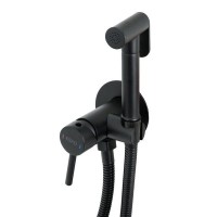 Смеситель с гигиенической лейкой Esko Сoncealed Mixer CM2 скрытый монтаж цвет чёрный