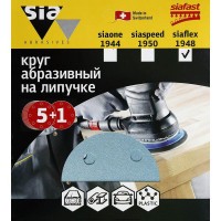 Круг абразивный для шлифмашин sia Abrasives sf6-150-6-100