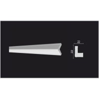 Уголок стеновой Decor-Dizayn 116SA 22х2000 мм дюропласт