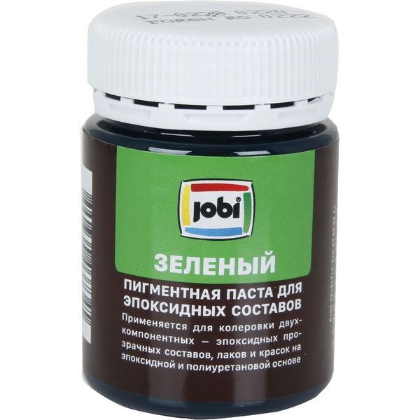 Пигментная паста Jobi для эпоксидных составов 40 мл цвет зеленый