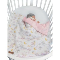 Плед AmaroBaby Растем вместе Мышата в облаках AMARO-62RV-MvO, 85х95 см