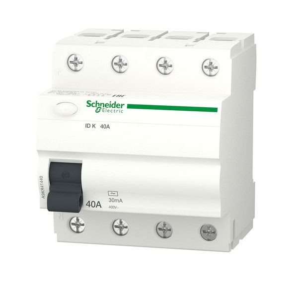 УЗО Schneider Electric Acti9, 4 полюса 40 А, 30 мА, тип АС
