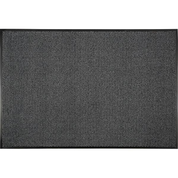 Коврик «Step» полипропилен 120x180 см цвет серый