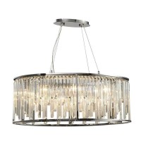 Люстра подвесная Lumien Hall Sienna LH3050/8PO-CR-CL E14 8 ламп 24 м²