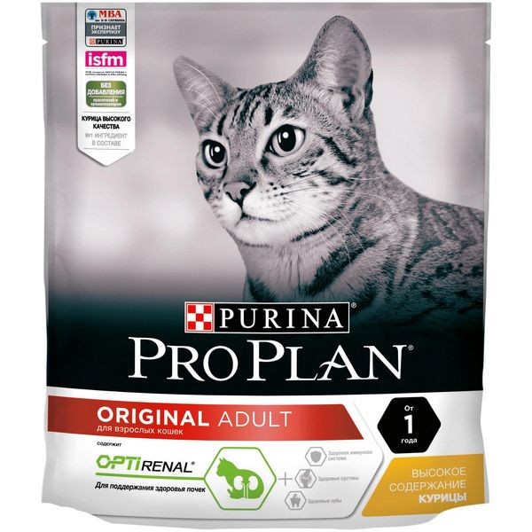 Сухой корм для кошек Pro Plan® курица, 400 г