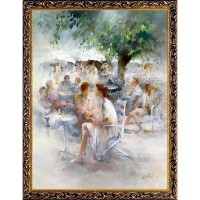 Картина на холсте Русская Коллекция Счастливый час ХВ-х60, 68х88 см