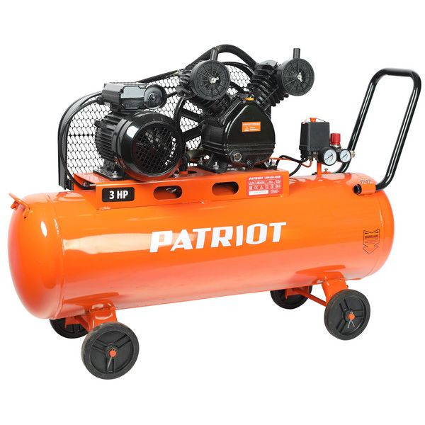 Компрессор масляный Patriot LRM 100-480R, 100 л 480 л/мин 2.2 кВт